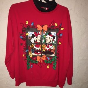 Mickey Mouse & Minnie Christmas Sweatshirt